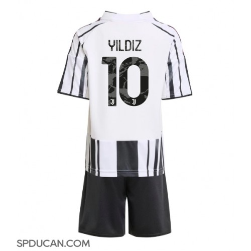 Dječji Nogometni Dres Juventus Kenan Yildiz #10 Domaci 2025-26 Kratak Rukav (+ Kratke hlače)